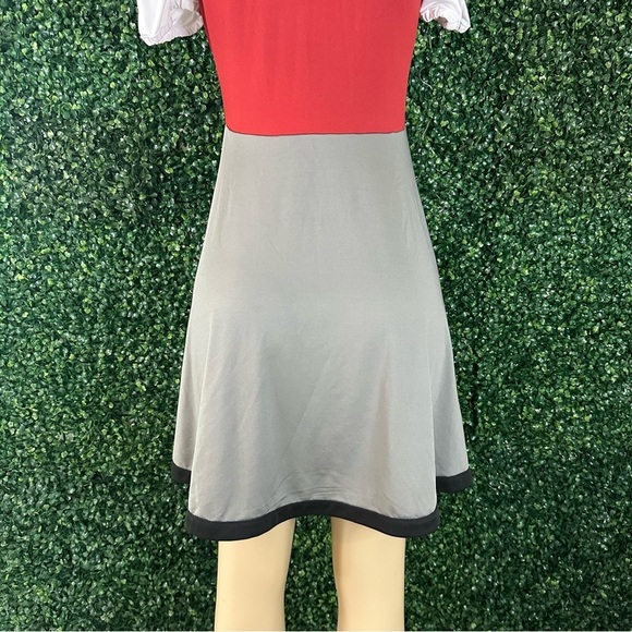 Harry Potter Gryffindor Deluxe Fit & Flare Dress Halloween Costume, Adult S/M - Picture 10 of 12